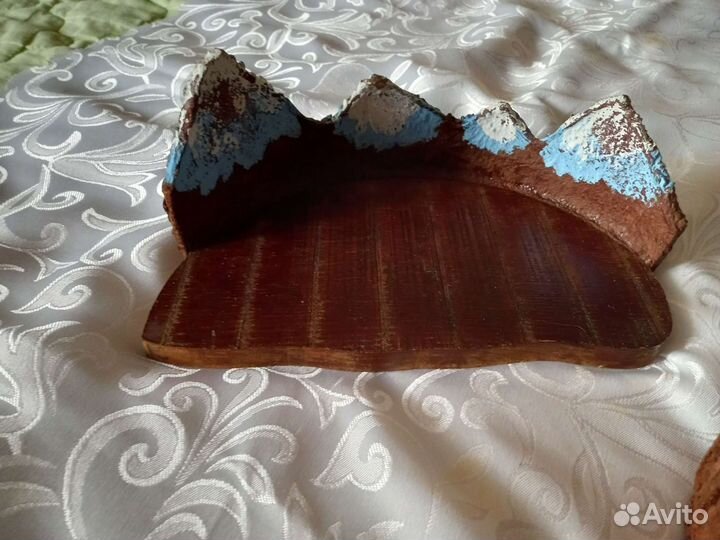 Графин со стопками на подставке из дерева,торг