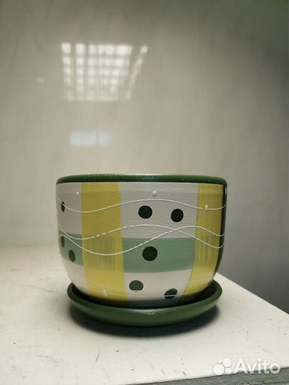 Керамические горшки для цветов новые