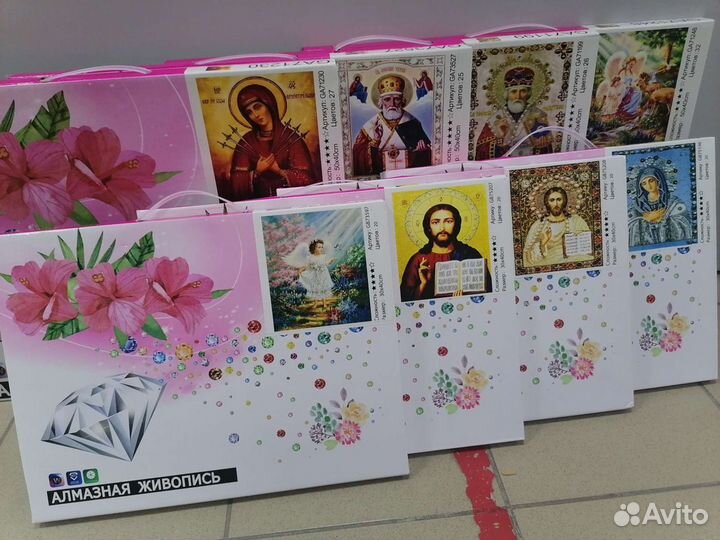 Алмазная мозаика Иконы 30*40см и 40*50 см