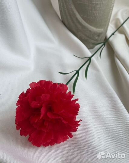 Гвоздика 10 шт искусственные цветы