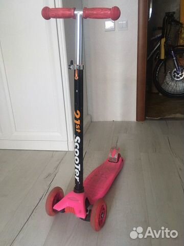 Самокат детский трехколесный бу