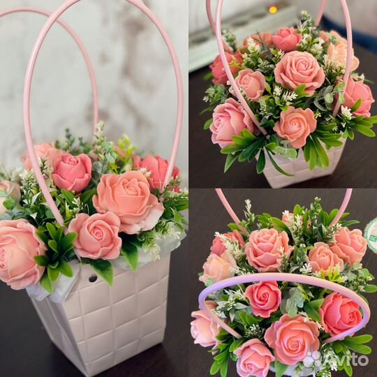 Букеты из мыла ручной работы