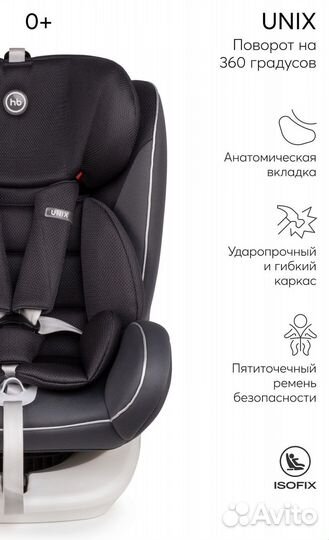 Автокресло Happy Baby Unix 0+/1/2/3