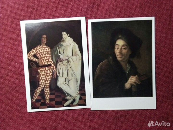 Открытки 16шт СССР«Театральный портрет»