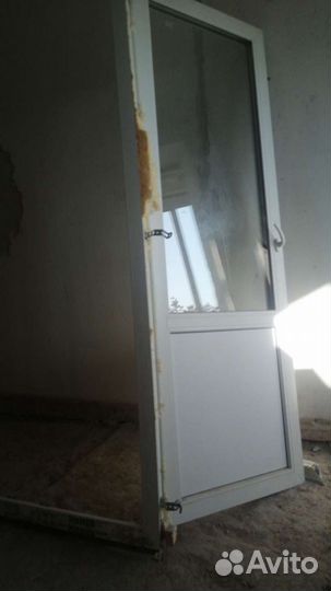 Пластиковые двери пвх бу