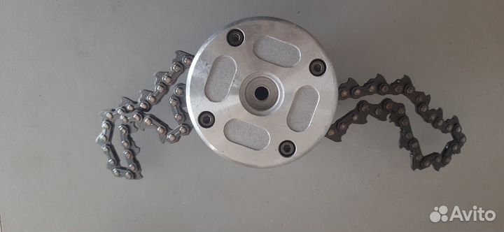 Катушка для триммера с цепью