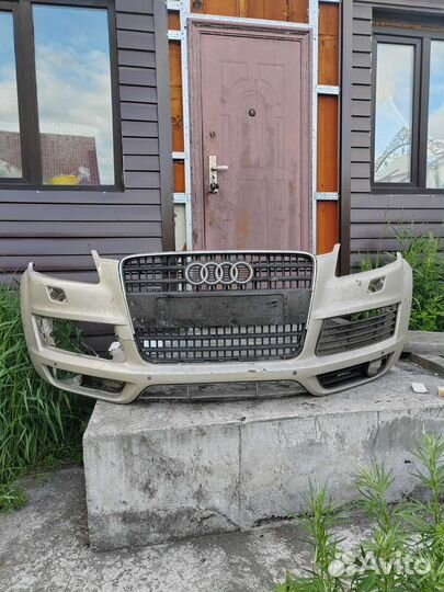 Бампер передний Audi Q7 4l s line