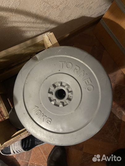 Блины для штанги 10 кг бу