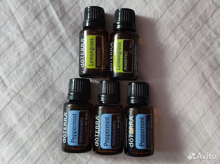 Эфирные масла doterra мята лемонграсс