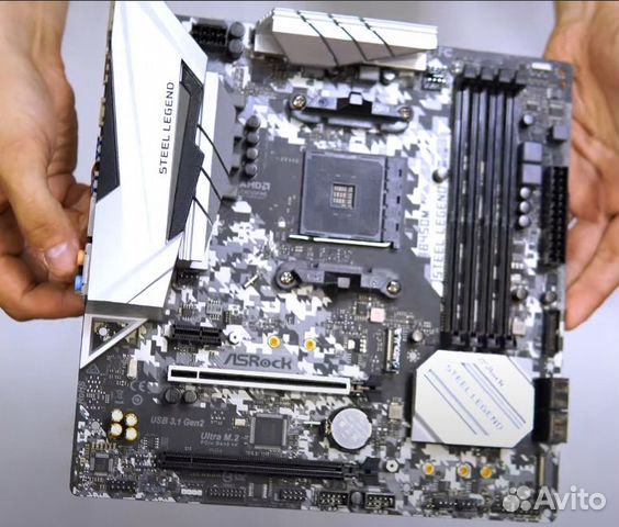 Материнская плата asrock b450m steel legend купить в Москве ...