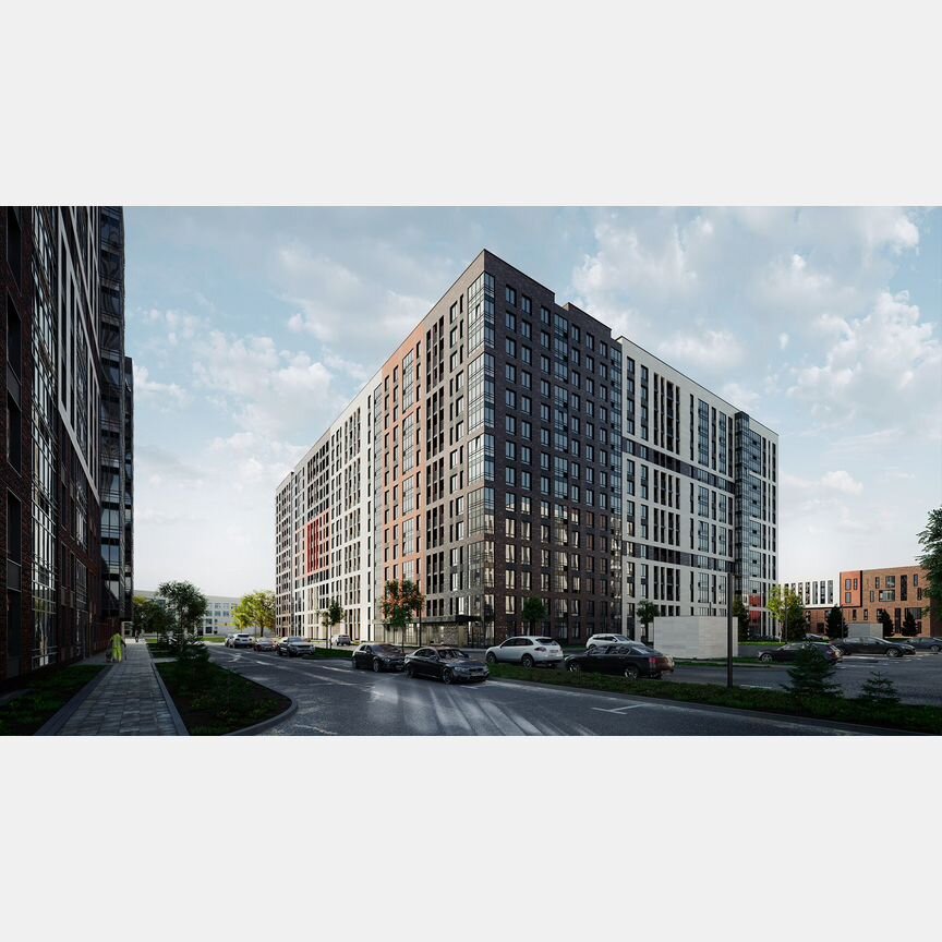 2-к. квартира, 69,5 м², 2/16 эт.