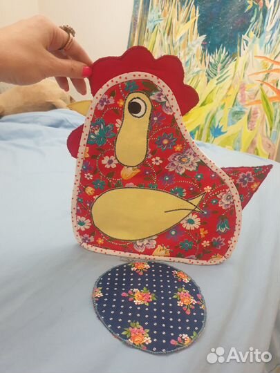 Кукла грелка на чайник СССР