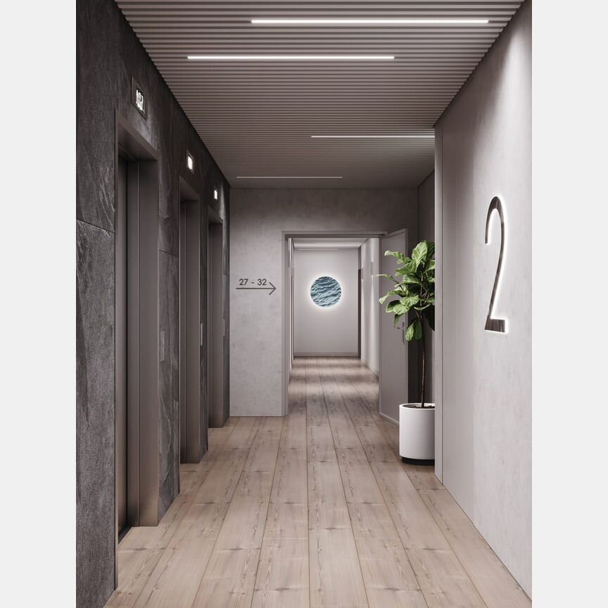 2-к. квартира, 49,5 м², 24/28 эт.