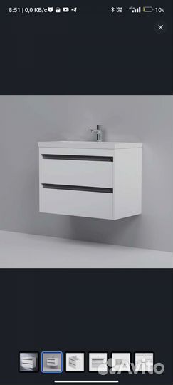 Тумба для ванной подвесная
