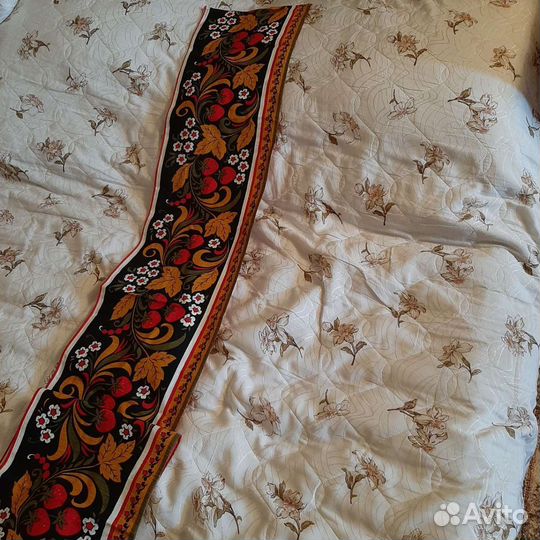 Ламбрикен для кухни Хохлома