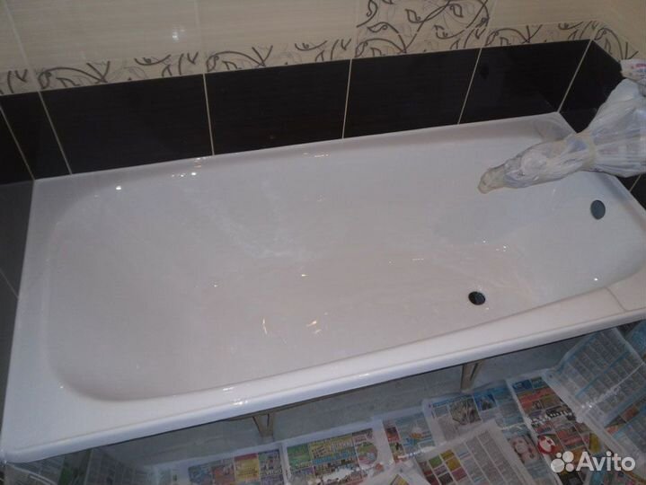 Реставрация Ванн Акрилом.Ремонт трещин и сколов