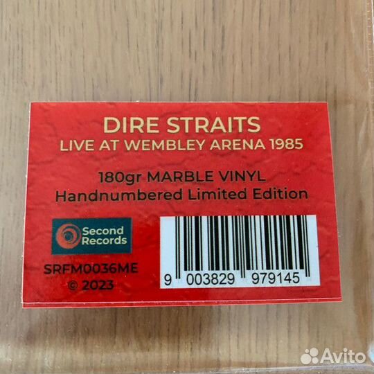 Виниловая пластинка dire straits - live AT wembley