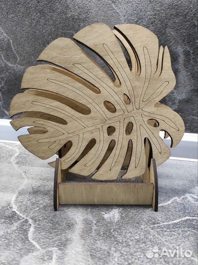 Набор подставок под горячее Монстера