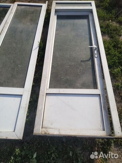 Пластиковые двери пвх бу