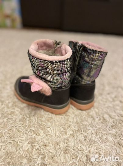 Зимние сапожки детские на девочку
