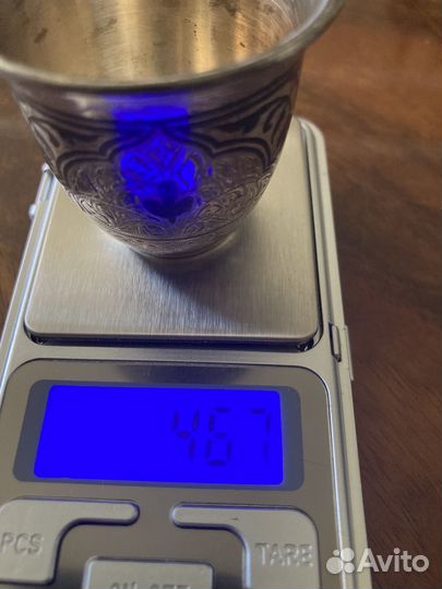 Рюмка серебро Кубачи