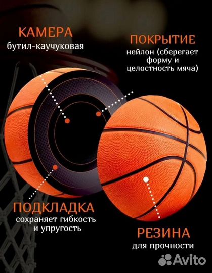 Баскетбольный мяч 7 новый