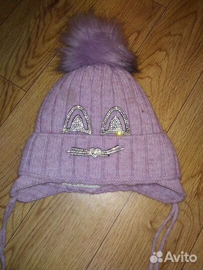 Зимняя шапка для девочки