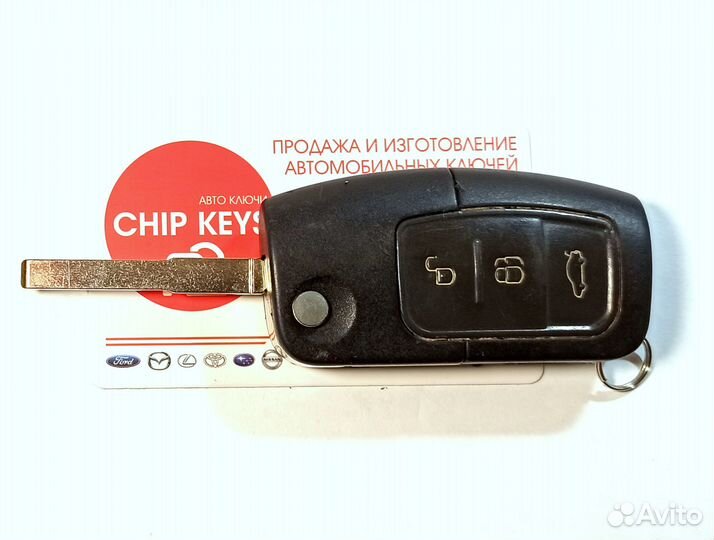 Выкидной ключ зажигания Ford Focus 2 / Сильно Б.У