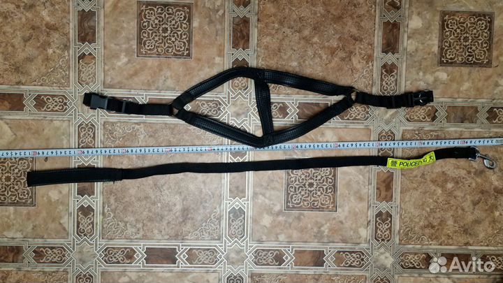 Шлейка с поводком на средние породы