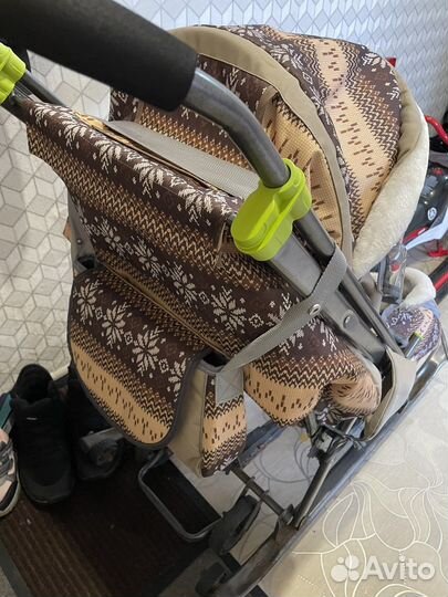 Детские санки с колесами