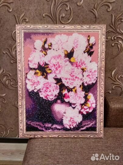 Алмазная вышивка готовая работа