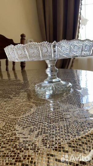 Ваза хрусталь