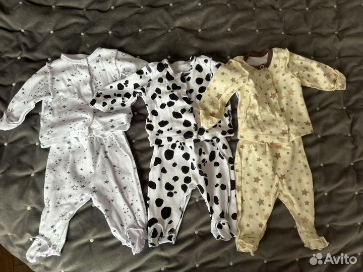 Пакет вещей на девочку 50-56 р-р