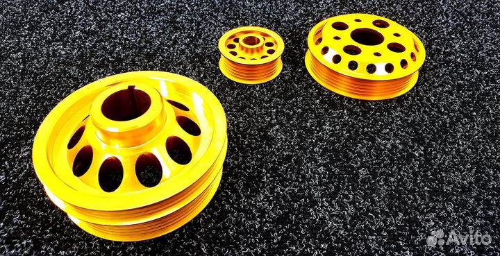 Шкивы алюминиевые облегченные - Nissan Z33 350Z