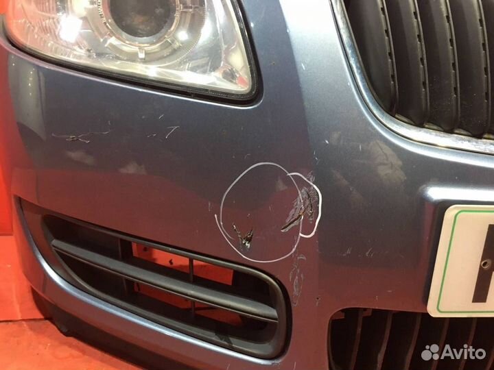 Ноускат Skoda Fabia 2. Передняя часть