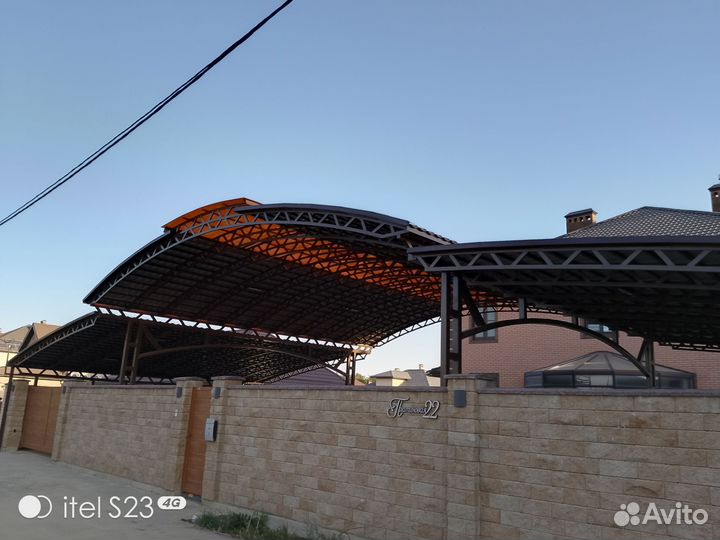 Навесы любой сложности под