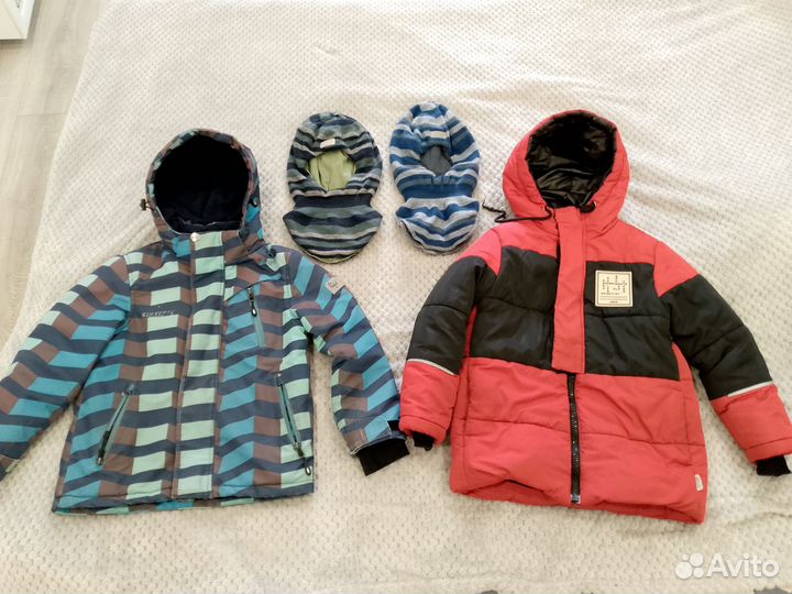 Куртки и шапки