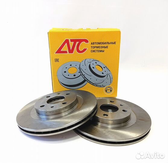 Передние торм.диски 2шт Калина, Приора (R14)