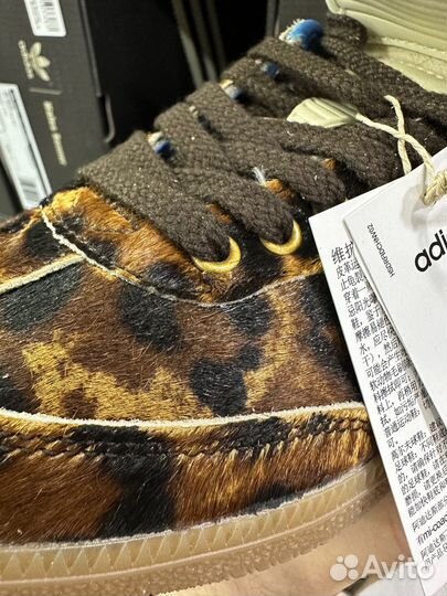 Adidas самба леопард