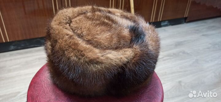 Шапка норковая женская