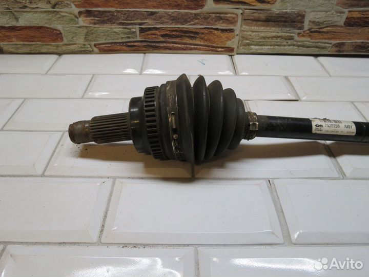 Привод передний левый Фольксваген Туарег 1 02-07