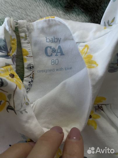 Платья на девочку р.80 C&A