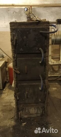 Твердотопливный котел длительного горения 80 кВт