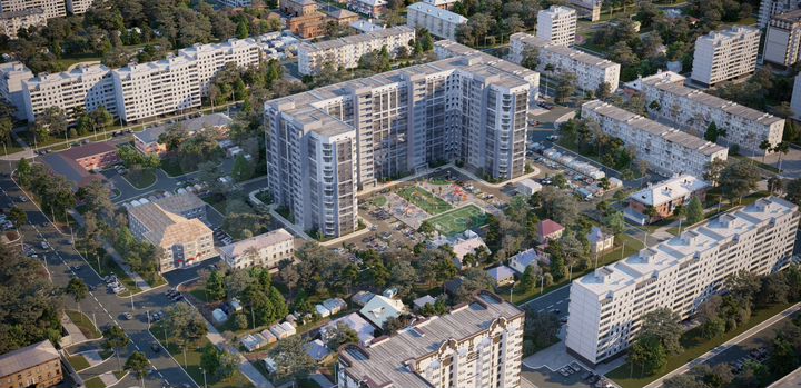 3-к. квартира, 68 м², 6/14 эт.