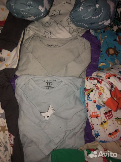 Вещи пакетом для мальчика 68-74на доставке