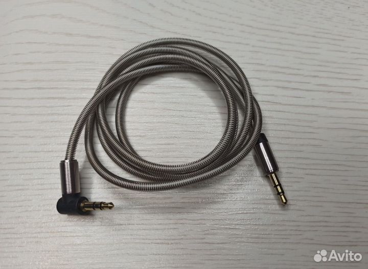 Кабель AUX 1м.Металлическая плетенка