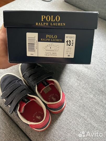 Кеды ralph lauren 31
