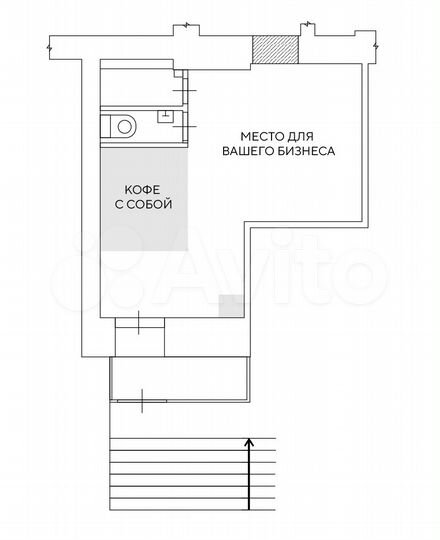 Аренда торгового помещения у метро, 20 м²