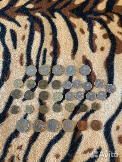Монеты,валюта(тенге, евро)