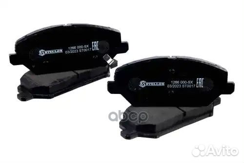 1266 000-SX колодки дисковые передние Hyundai i30